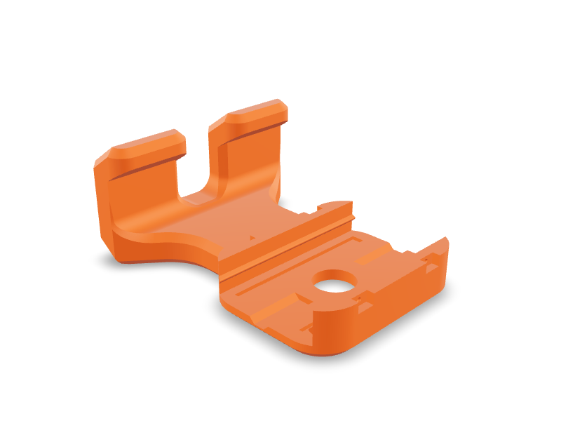 Phone Mount in FormRig Orange