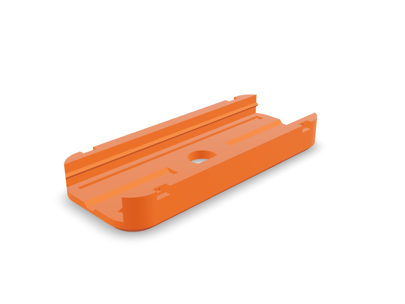 Tensioned Clamp in FormRig Orange