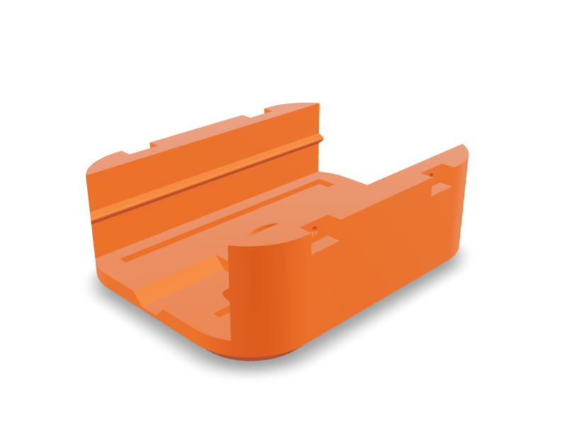 Modular Tensioned Claw in FormRig Orange